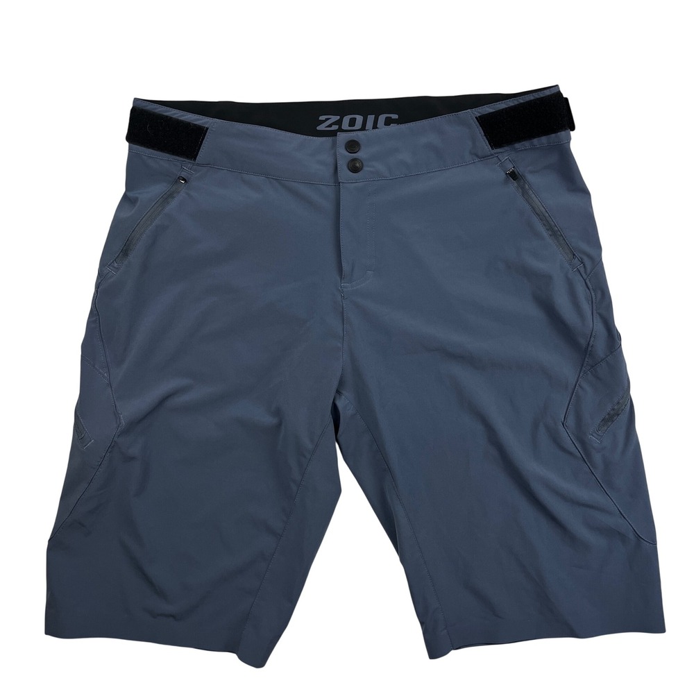 Zoic Ether Mountain Bike Shorts Blue Mens 36x12 (XL) Cycling Trail Activewear